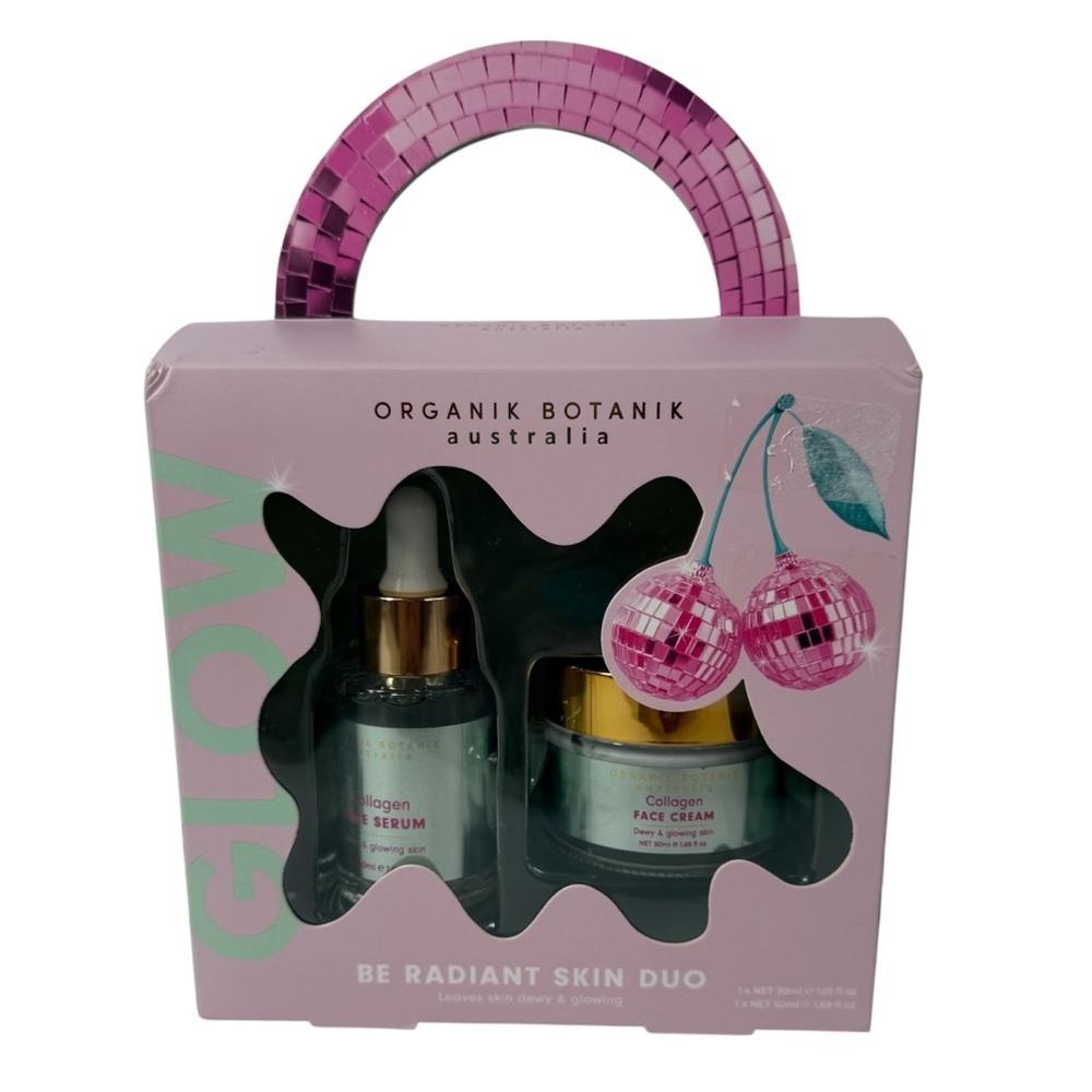 Organik Botanik Collagen Face Serum and Cream Set